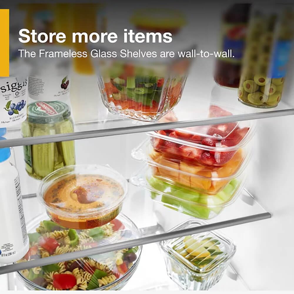 Whirlpool WRS321SDHZ 21 Cu. Ft. Stainless Side-by-Side Refrigerator