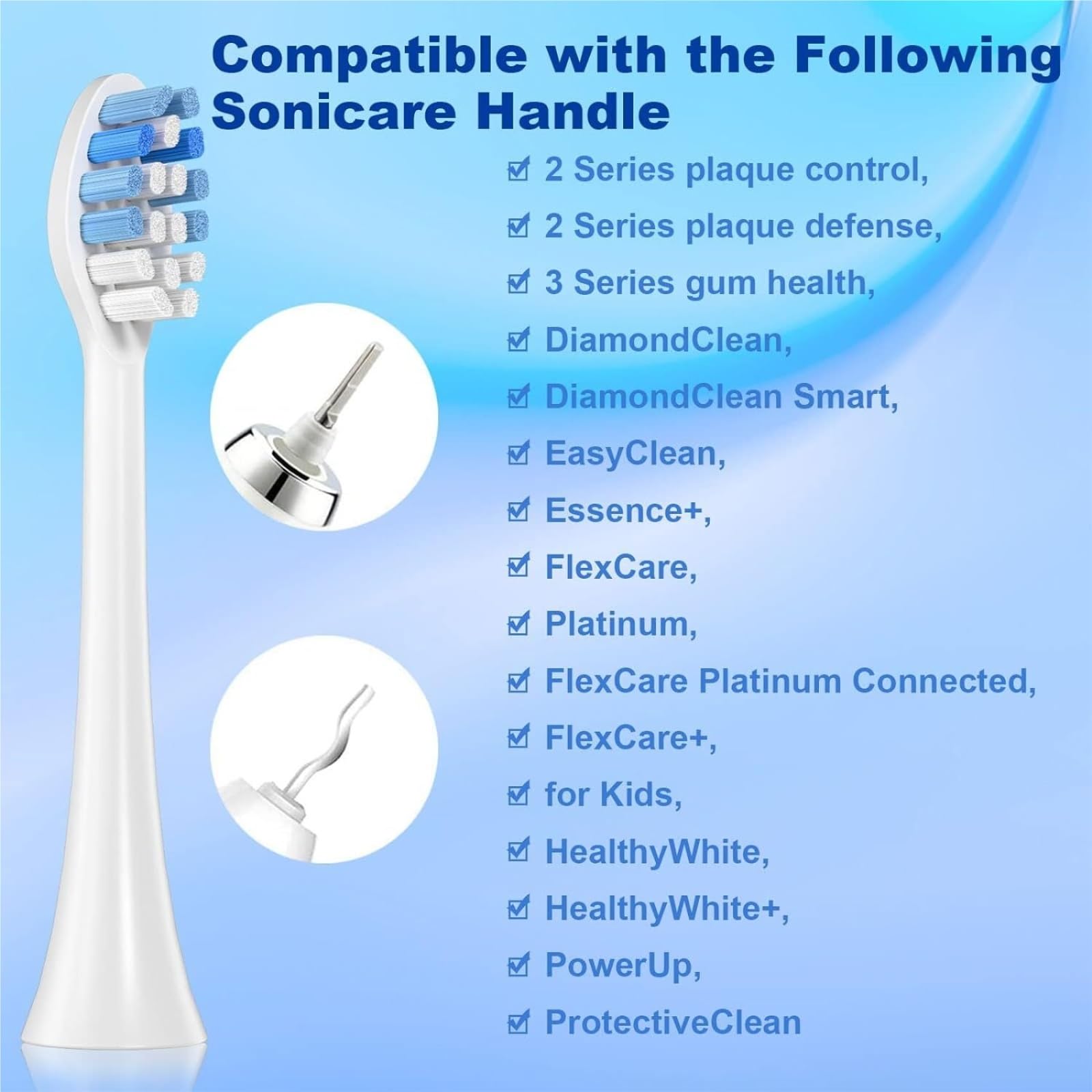 4-16 testine, compatibile con Philips, C2 HX6930 HX6730