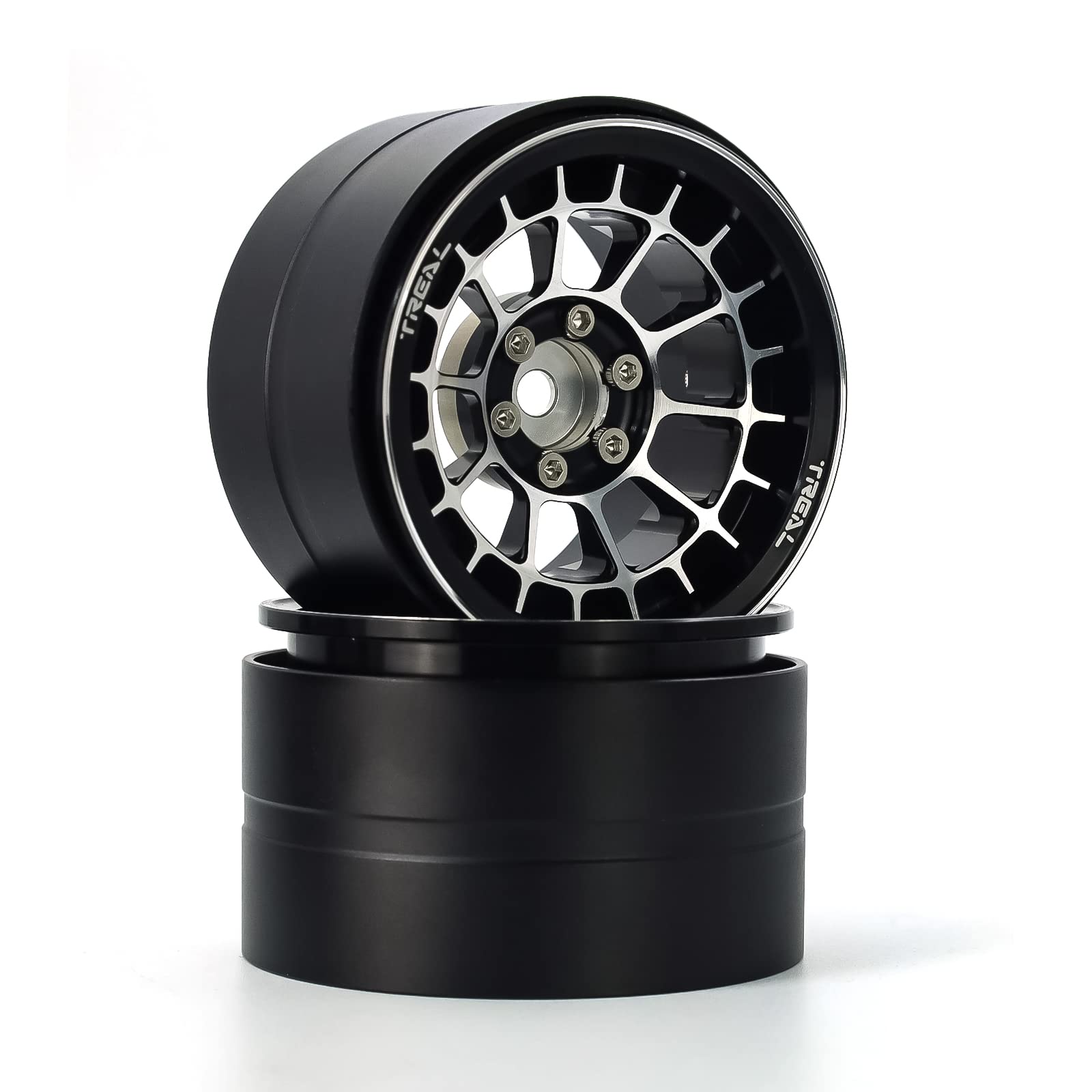 Amazon.com: Treal Aluminium 2.2 Beadlock Wheels Rims(2) pcs Fit RC