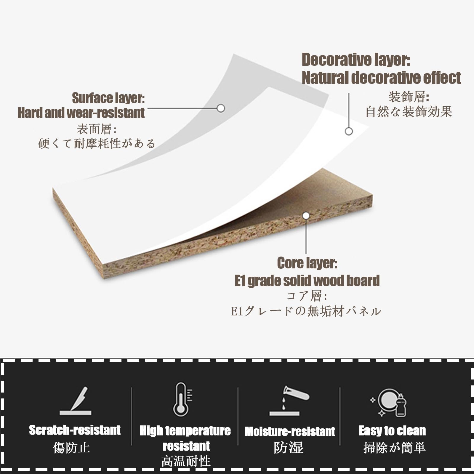 Mensola Porta Stampante Supporto per Stampante in Legno Mobiletto con Ruote Supporto per Stampante A 2 Livelli Supporto per Stampante Portaoggetti Mobile 4 Ruote(White,Small)