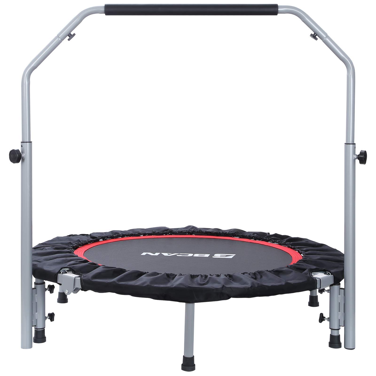 Amazon | BCAN トランポリン 補助手すり付き 大型102cm 耐荷重150kg