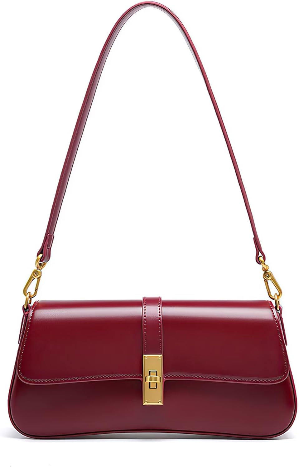 Zecmos Shoulder Bags for Women Leather Crossbody Bag Womens Small Clutch Purse Genuine Leather Handbag