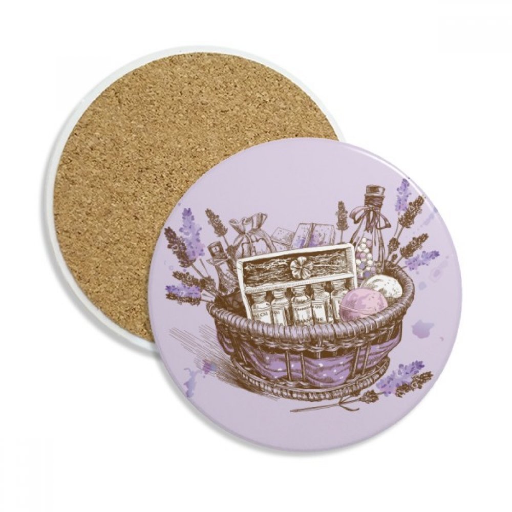 Coaster en céramique pour verres et tasses lors de vos pauses café au salon lot de 2