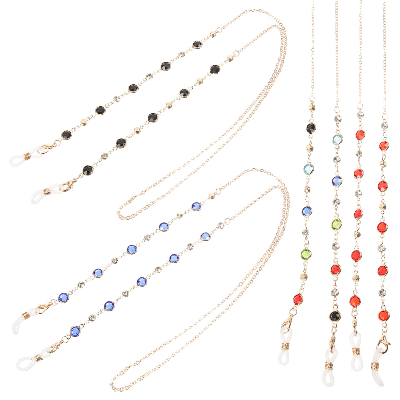 VALICLUD 20piezas Cadenas Para Gafas De Sol y Lectura Correas De Cristales De Accesorios Multifuncionales Para Mujeres Incluye Profundo