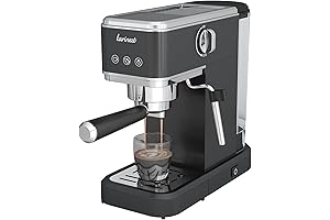 Professional Espresso Machine with 19 Bar, Brilliantly Designed Espresso Maker with Milk Frother