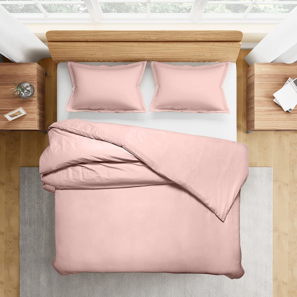 Wakefit Microfibre Duvet Cover with 2 Pillow Covers (Peach Whip, 254 cm x 229 cm, Double)-picture-43