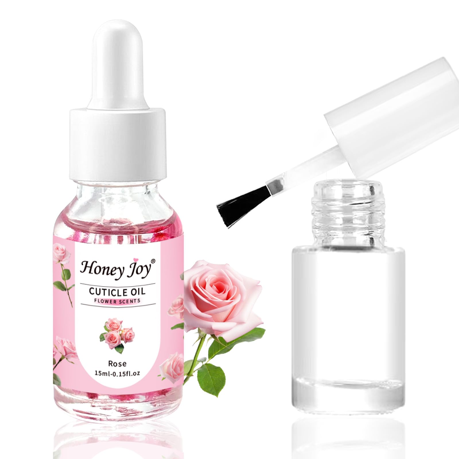 Cuticle Oil Scented Moisturizing Nail Oil, Organic Rosehip Cuticle Remover Liquid, Ultra Nourishing Nail Care