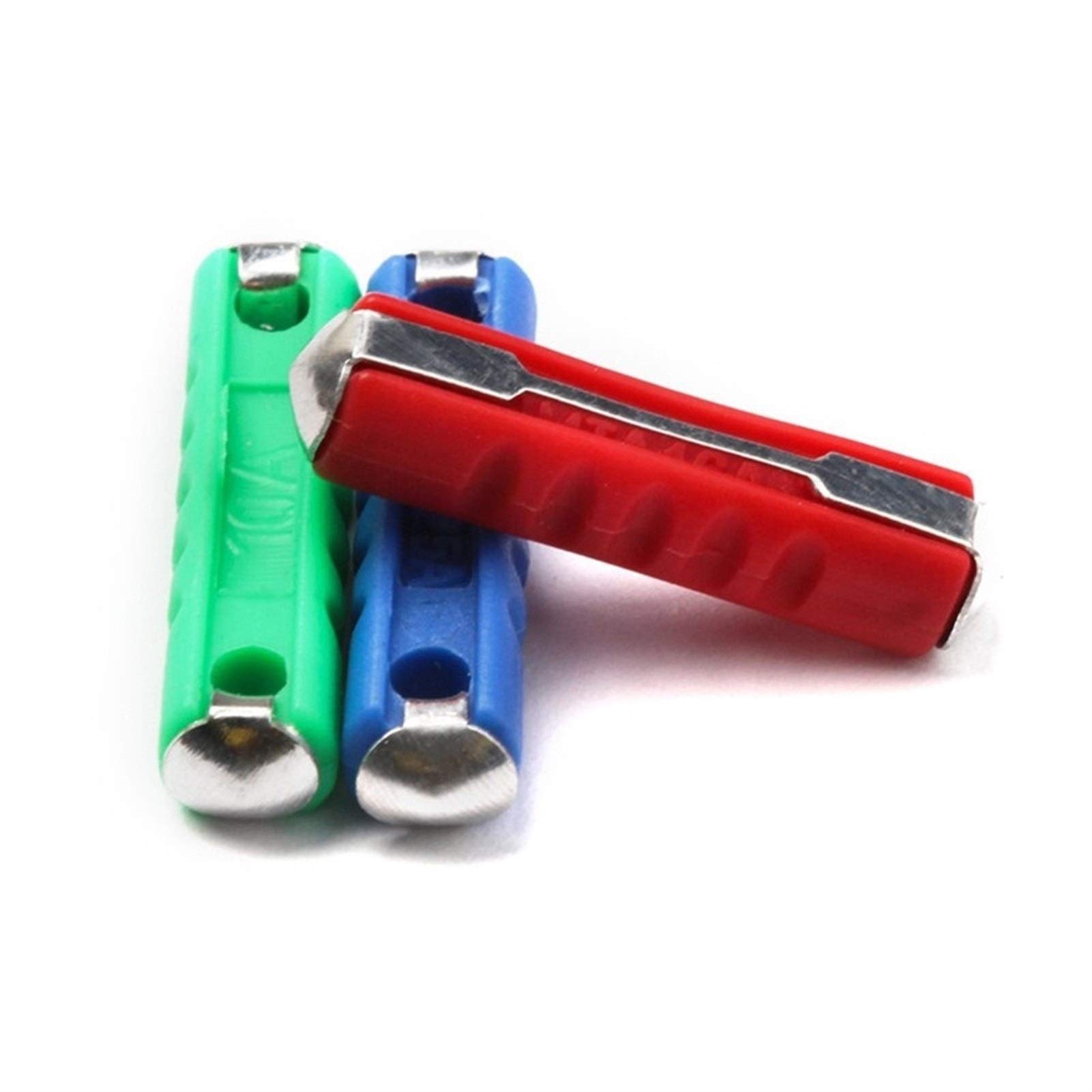 60 Stuks Autozekeringen Set – 5A Tot 30A, Meerkleurig, Torpedo-type, Geschikt Voor Europese Oldtimers En Auto's