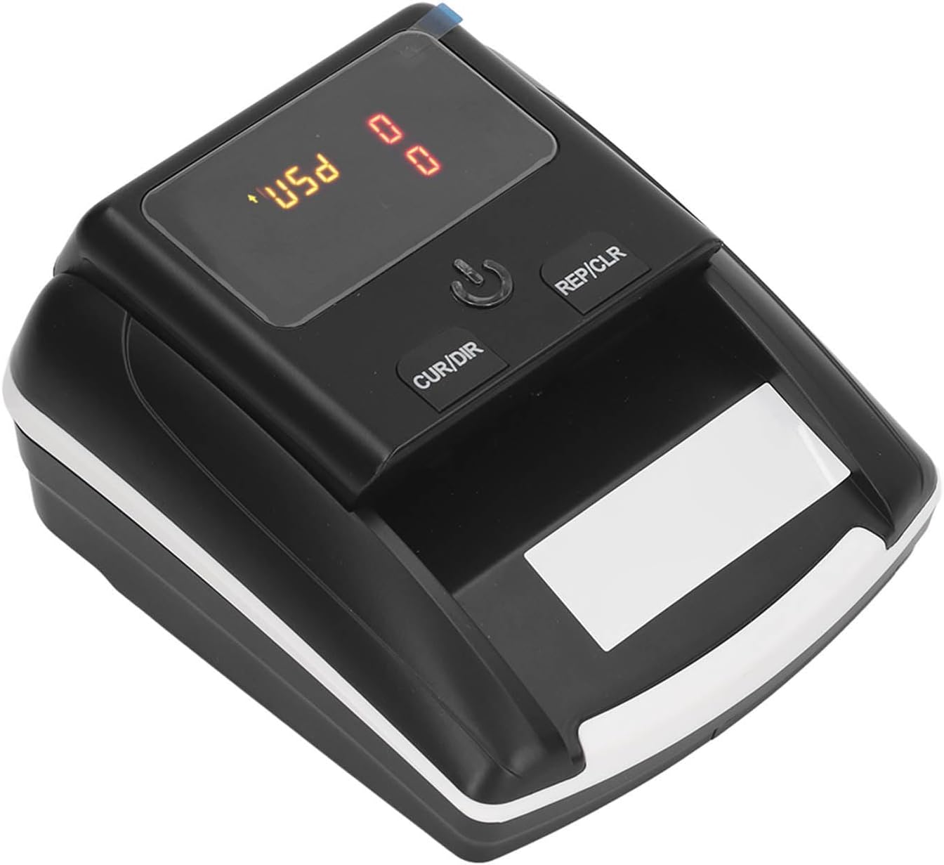 USD EUR Money Counter Machine with UV IR Light, AL-130 Counterfeit Bill Detector, Fake Money Detector Automatic On Off Money Detector, Money Counter for Bills, Credit Cards, IDs
