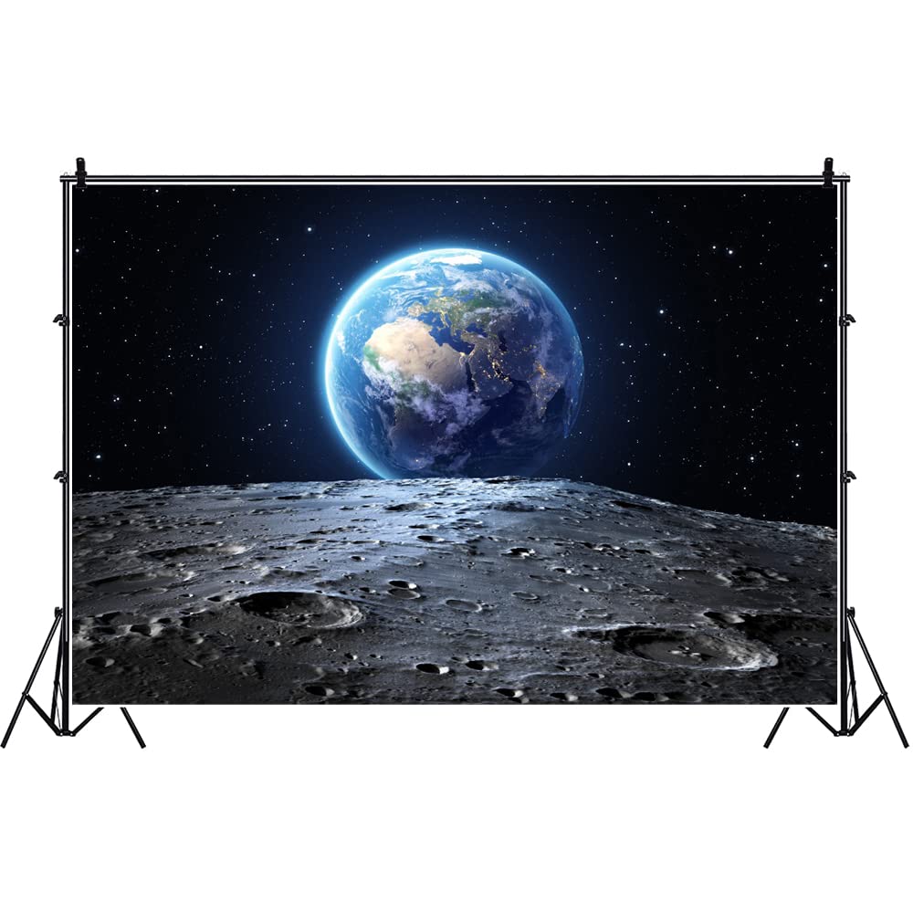 Laeacco 10x8ft Solar System Backdrop - Stunning Space Photography Background For Kids Parties & Photo Booths