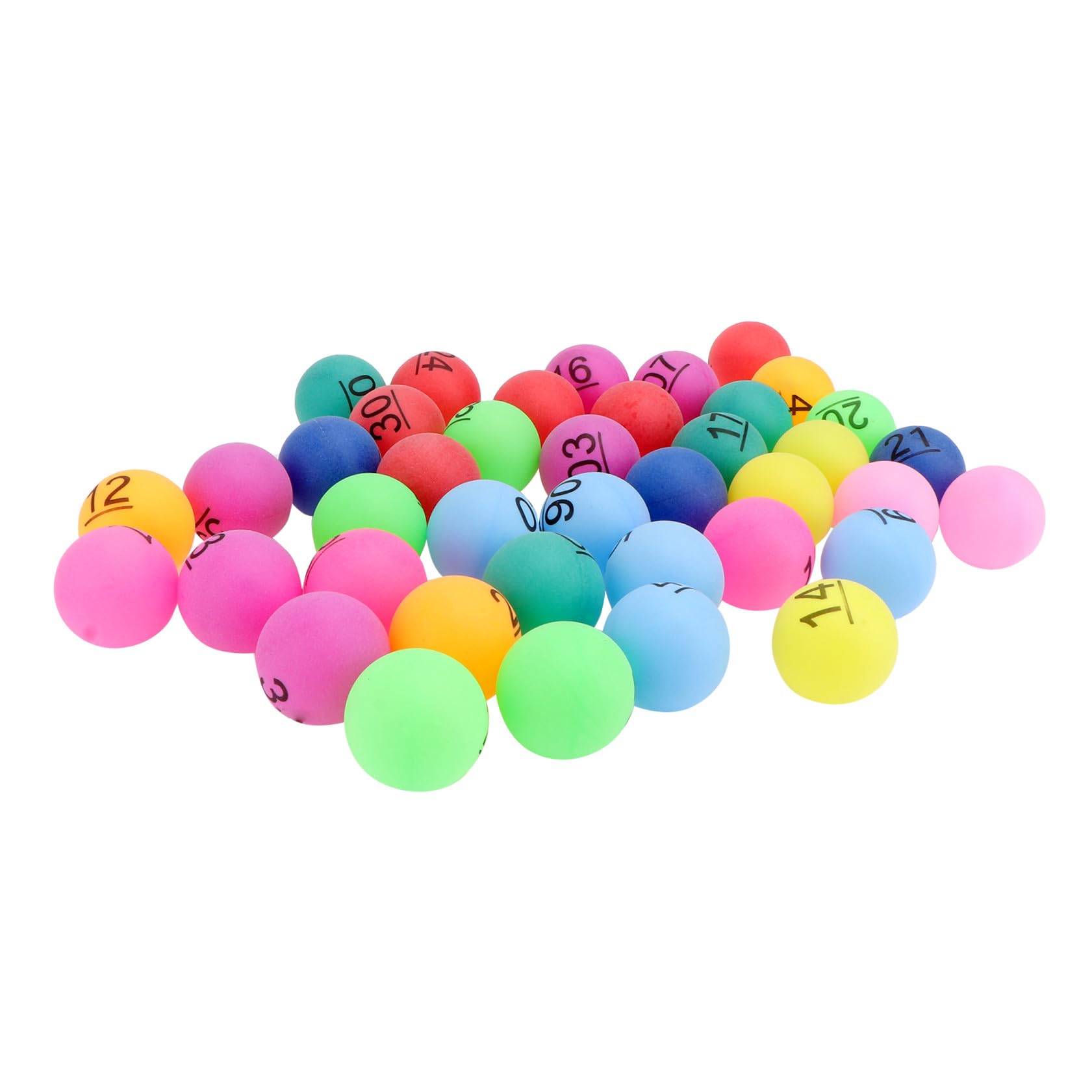 Milisten Raffle Drawing Balls Set 1 to 30 Numbered Pong Balls for Fundraisers Parties and Company Events