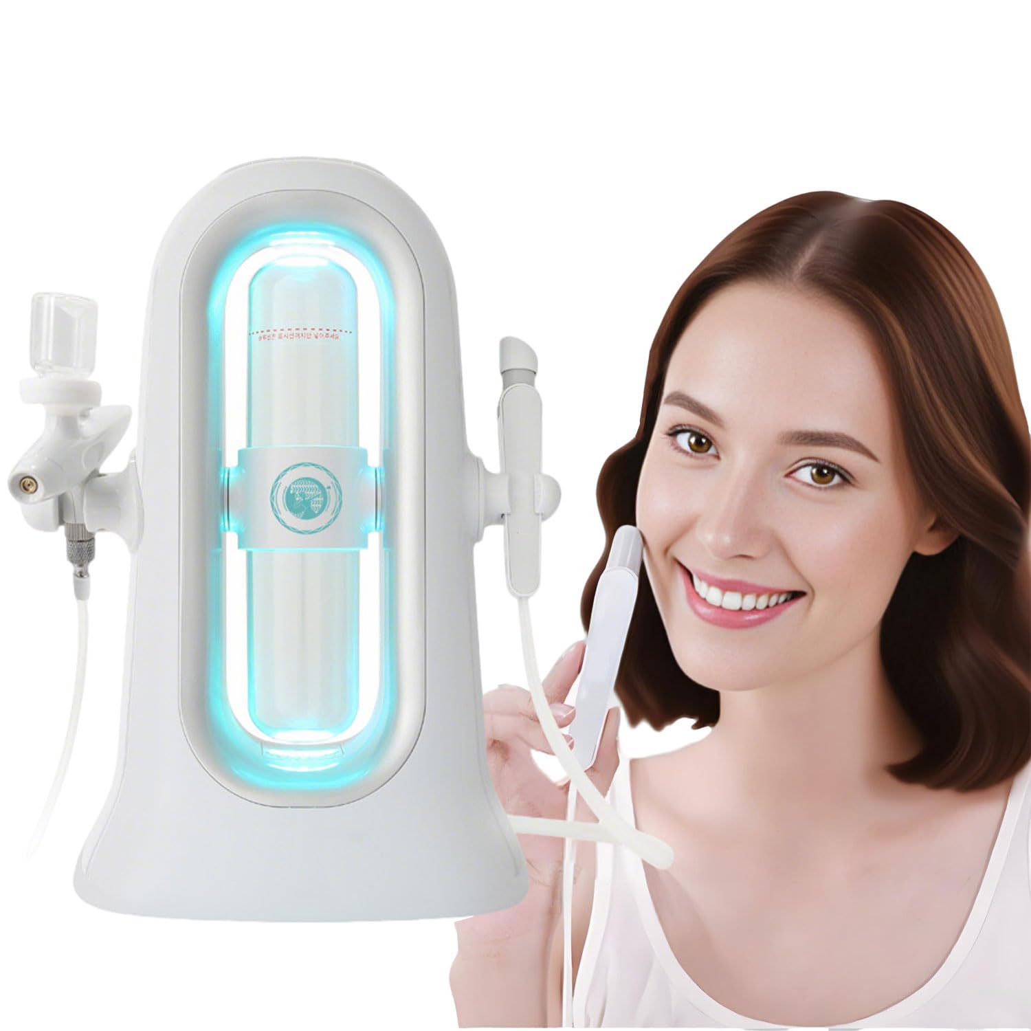 2 In 1 Ossigeno per Viso Spruzzatore di Ossigeno e Aspiratore Punti Neri Vacuum Pulitore dei Pori Pulizia Viso Profonda Macchina di Bellezza, Spruzzatore Facciale Idratante Atomizzazione Nano Mister B