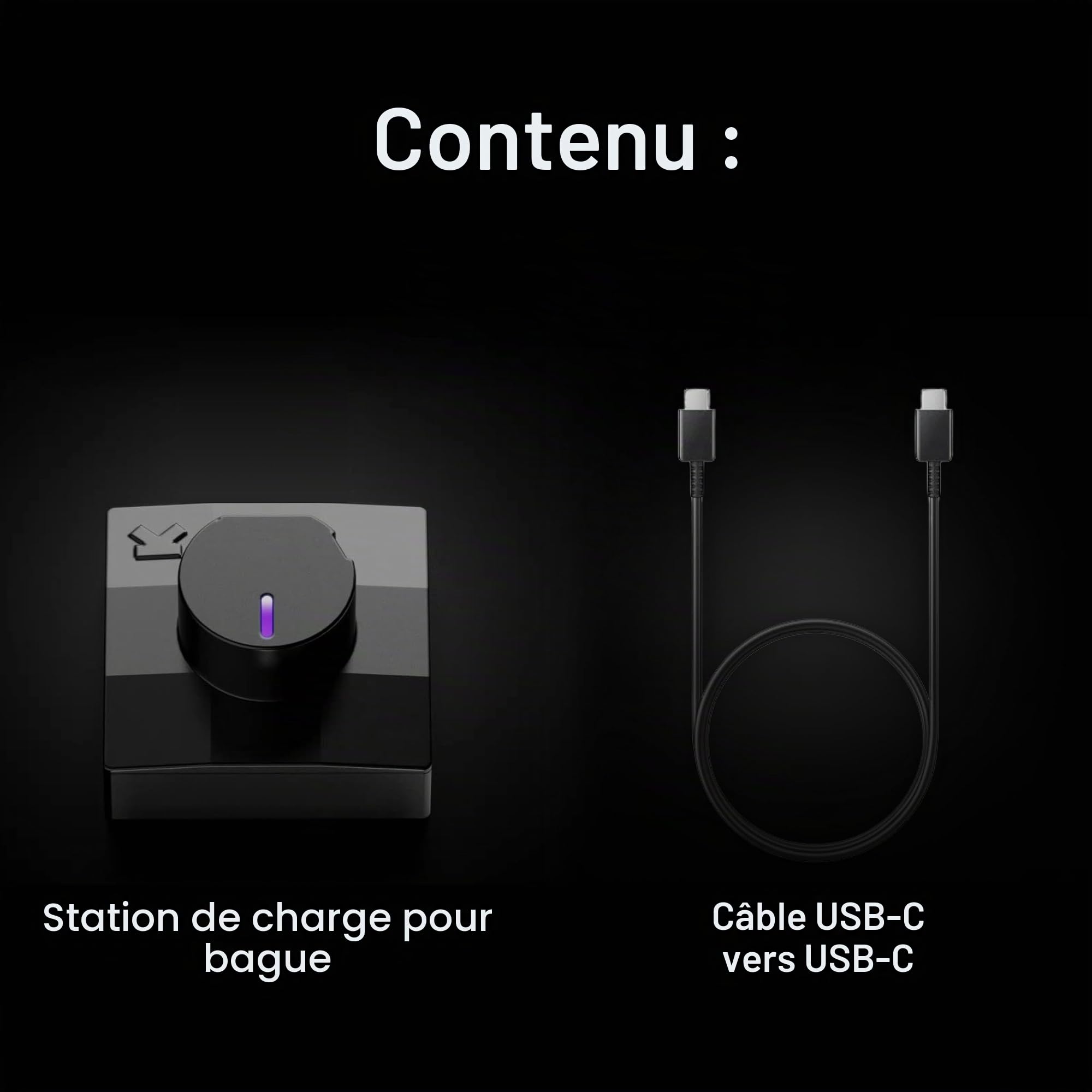 Ultrahuman Ring AIR Charger - Full Battery Charge in 2 Hrs - Convenient and Easy Charging Solution for Your Smart Ring - Size 5