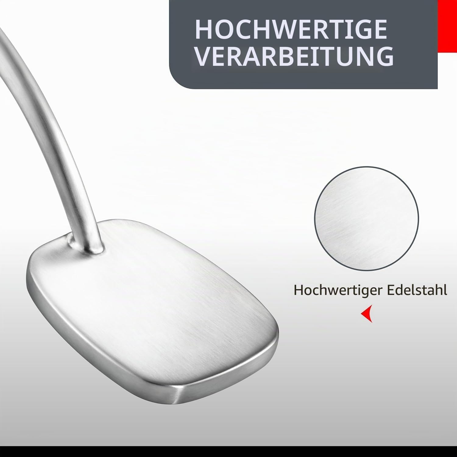 GEFU Fleischplattierer Tenera - Fleischklopfer aus Edelstahl für Schnitzel