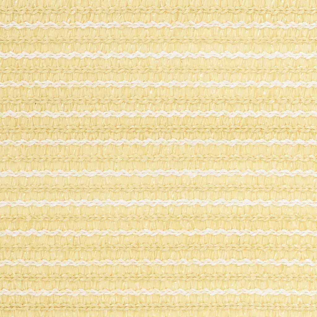 Protezione frangivista per balcone, beige, 120 x 300 cm, in polietilene ad alta densità (HDPE)