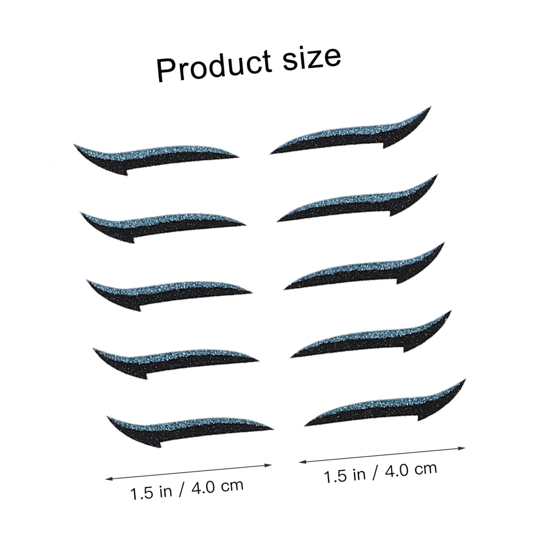 Healeved Invisible Eye Line Strips 40 Pairs Double Eyelid Tape Women Eyeliner Sticker Eye Makeup Tools