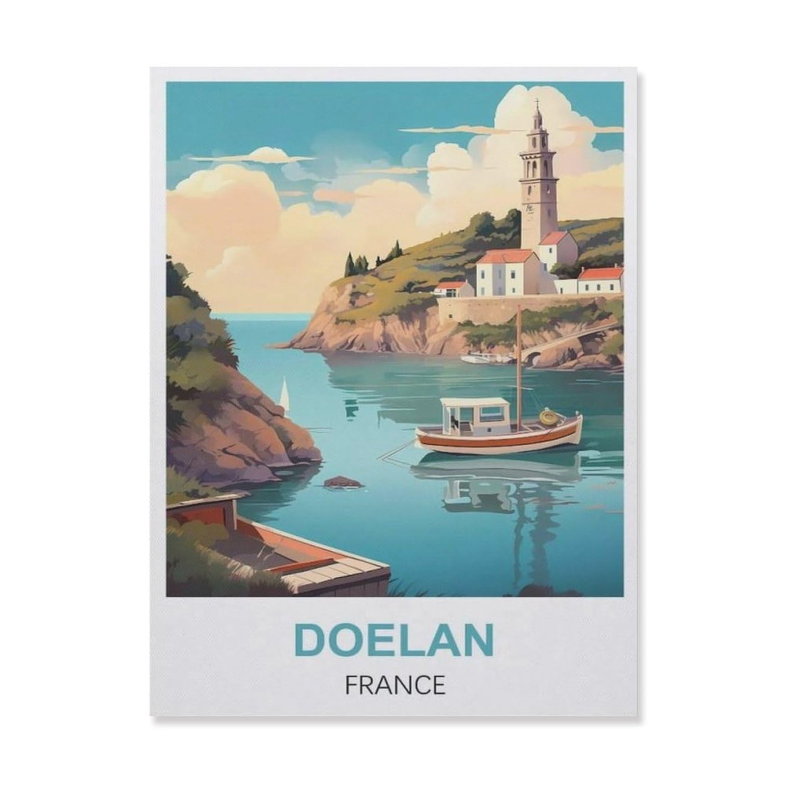 Tin Sign，Doelan France(30x40cm）
