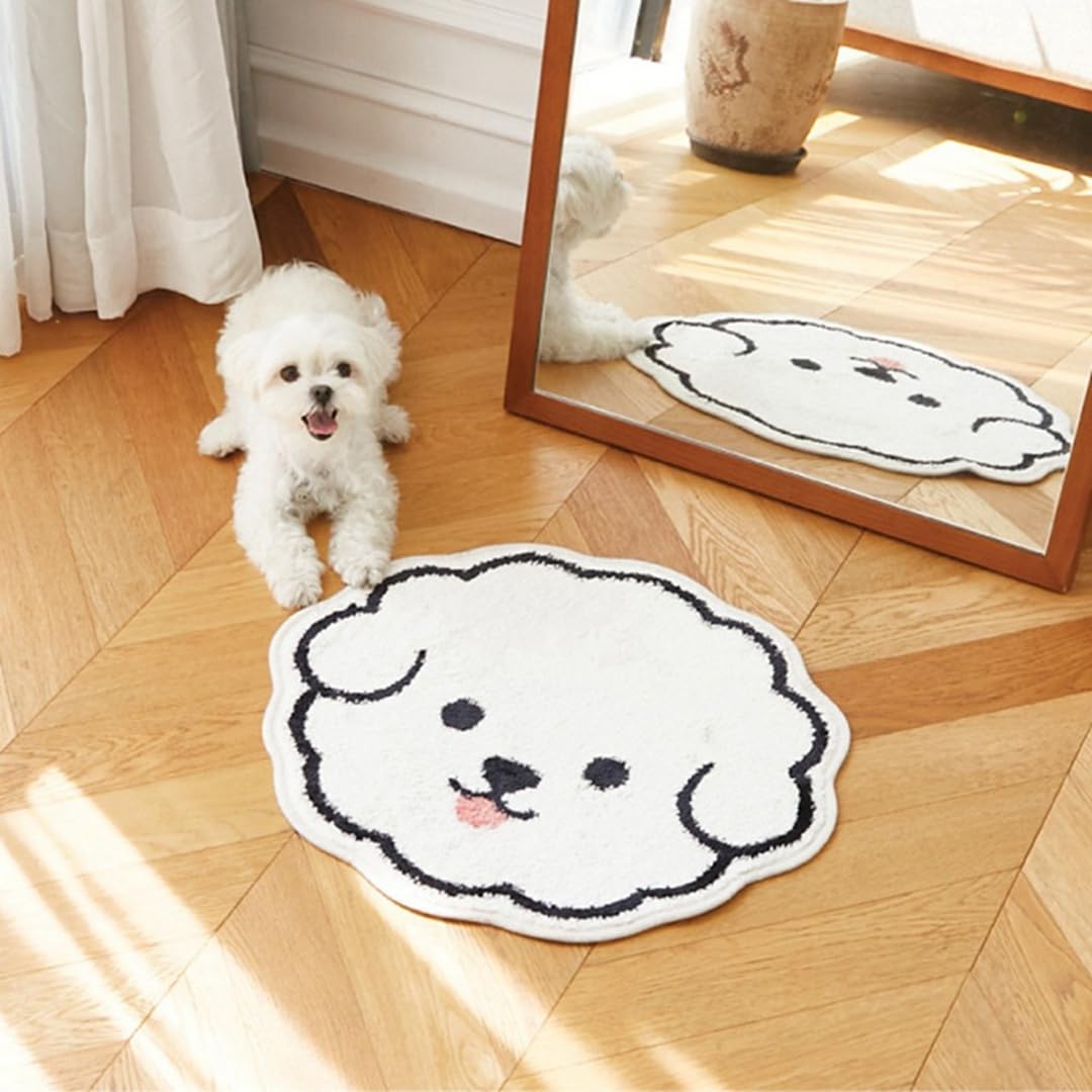 バスマット　お風呂マット　足マット　犬　かわいい　40×60cm Amazon｜バスマット 玄関マット お風呂マット 柴犬 犬 手描き