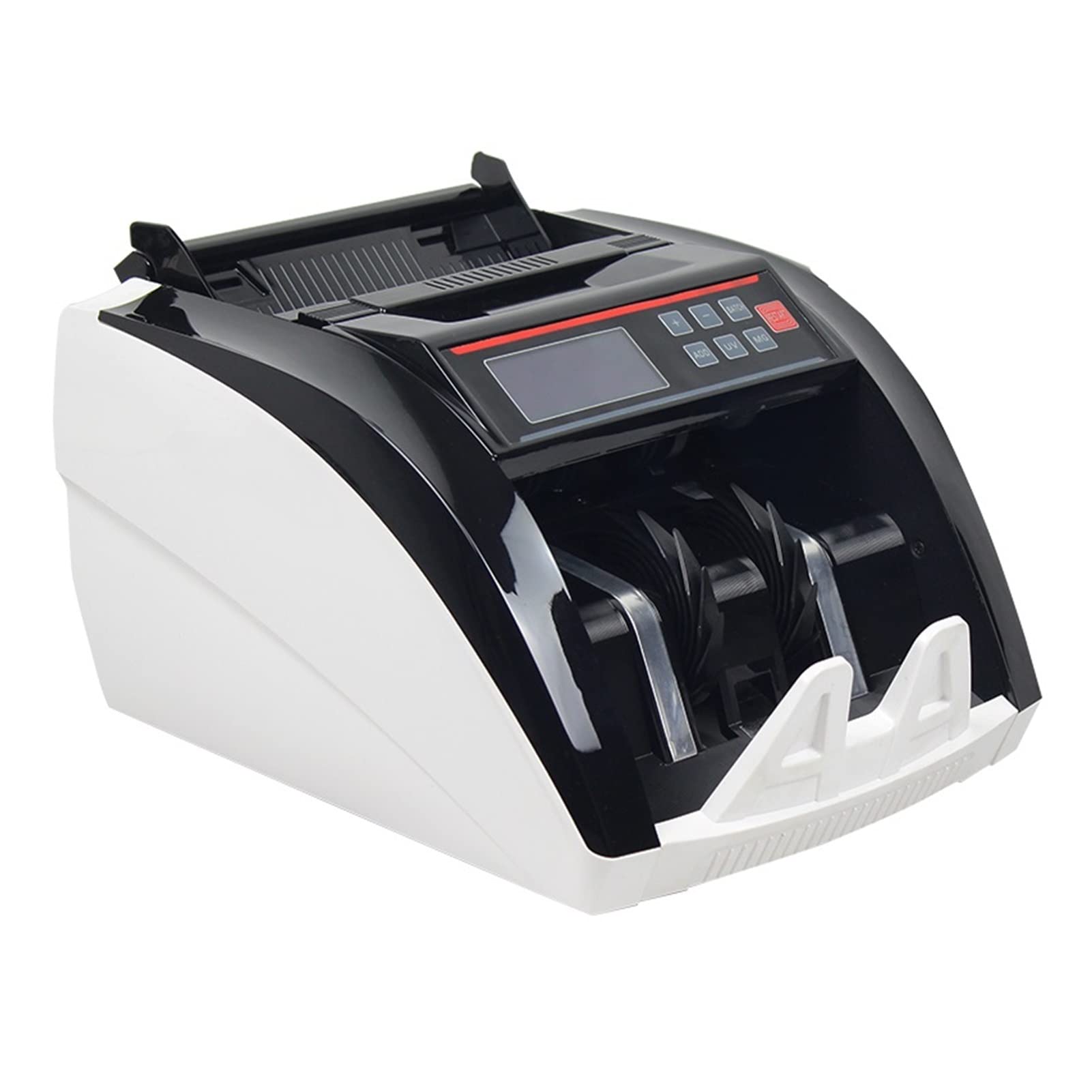 Contabanconote, Rilevatore di Banconote False, Contabanconote 5800D UV/MG, Macchina Contavalute Multivaluta con Display LCD, Veloce E Facile da Usare
