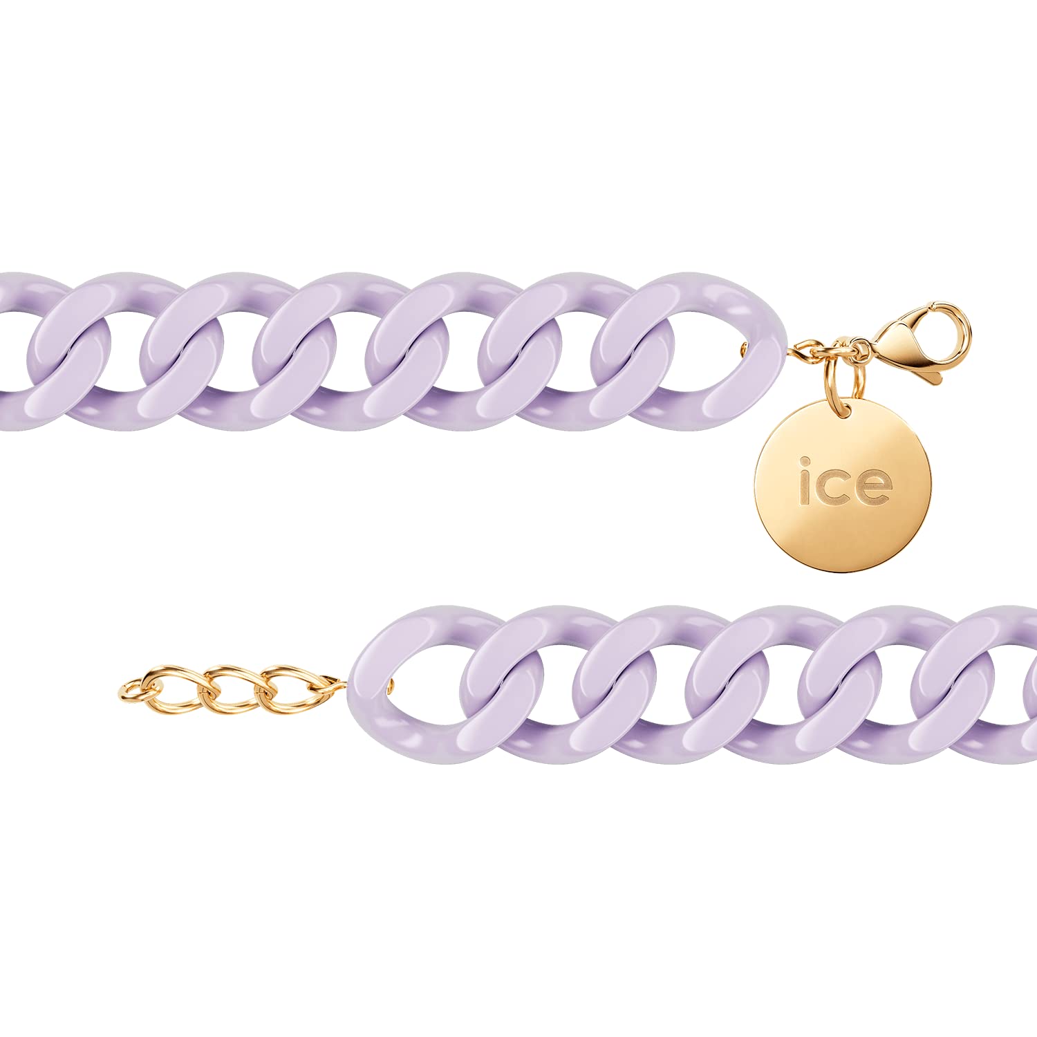 ICE - Jewellery - Chain bracelet - Bracciale in maglia XL da donna con medaglia d'oro