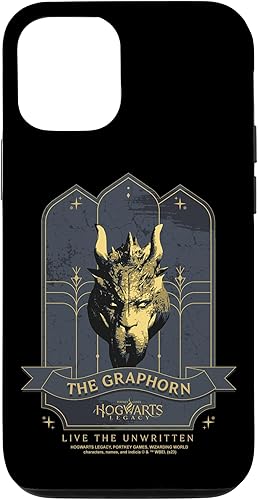 Miniatura 4 de Funda para iPhone 11 Pro Max Hogwarts Legacy The Graphorn Golden Logo V2