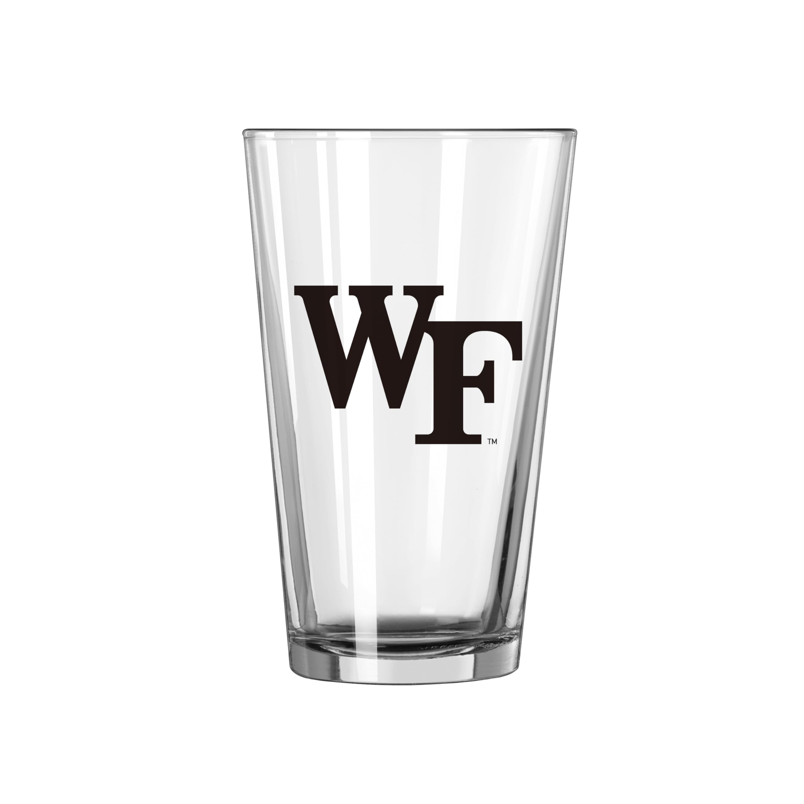 Logo Brands NCAA 16 oz Pint Glass - Durable Glass With Bold Team Color– Chip-Resistant Rim Drinkware For Fans, Tailgates, Home Bars &amp; Everyday Use