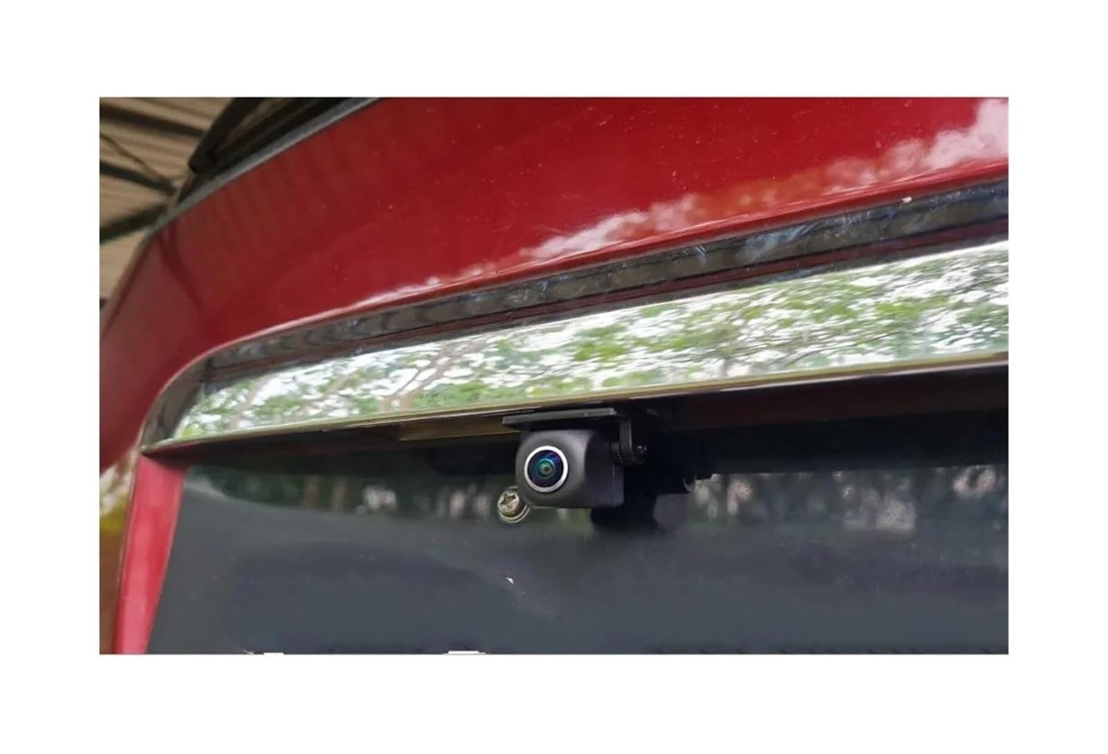 Kit De Asistencia Estacionamiento Visión Nocturna Inversa Para Coche Cámara Marcha Atrás 180 Grados 1080p Gran Angular HD Cámara Visión Trasera(Golden AHD 1080P)
