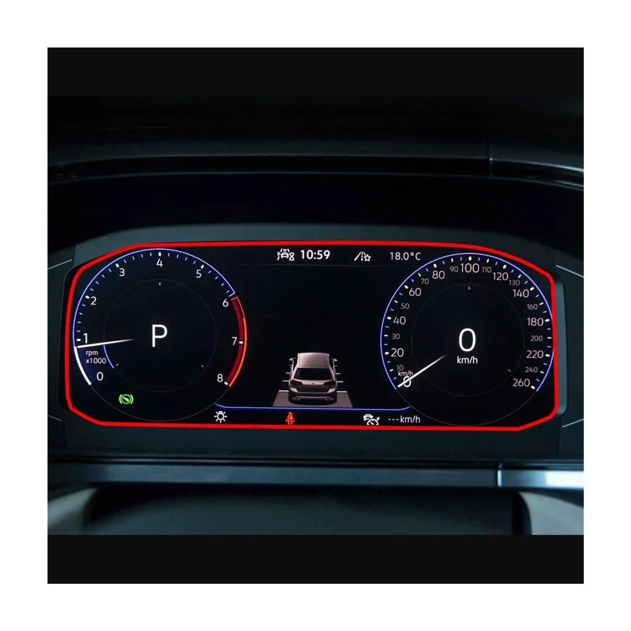 Navigation Protection d'Écran Verre Trempé pour Taos T-Cross 2021 2022