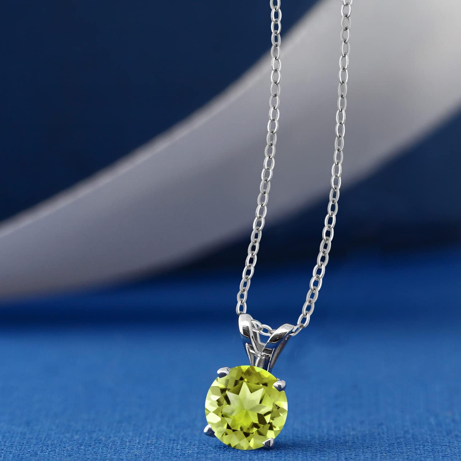 超歓迎 Gem Stone King 1カラット 天然石 ペリドット ネックレス ペンダント レディース シルバー925 Wisp Mx 超歓迎 Gem Stone King 1カラット 天然石 ペリドット ネックレス ペンダント レディース シルバー925 Wisp Mx