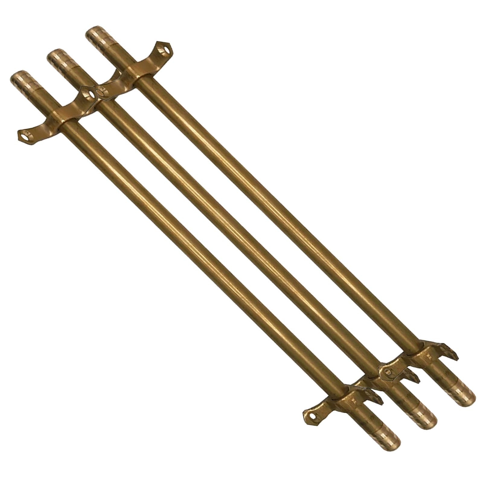 Generico Staffa di Fissaggio Regolabile per tappetini per Scale, Barre in Ottone Regolabili, Barre Antiscivolo per tappetini per Scale, Tagliate su Misura per Una Maggio