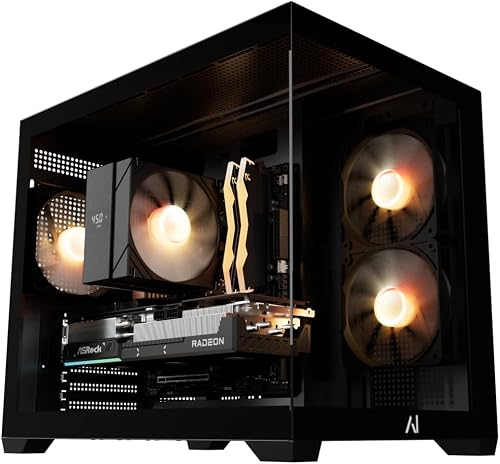 AMD Ultimate Budget Gaming PC - RX 9070 XT 16GB | Ryzen 5 9600X 3.9 GHz (5.4 GHz Turbo Boost) | 16GB DDR5 6000MHz | 1TB Gen4 SSD | 850W Gold | ARGB | Wi-Fi + BT | Win 11