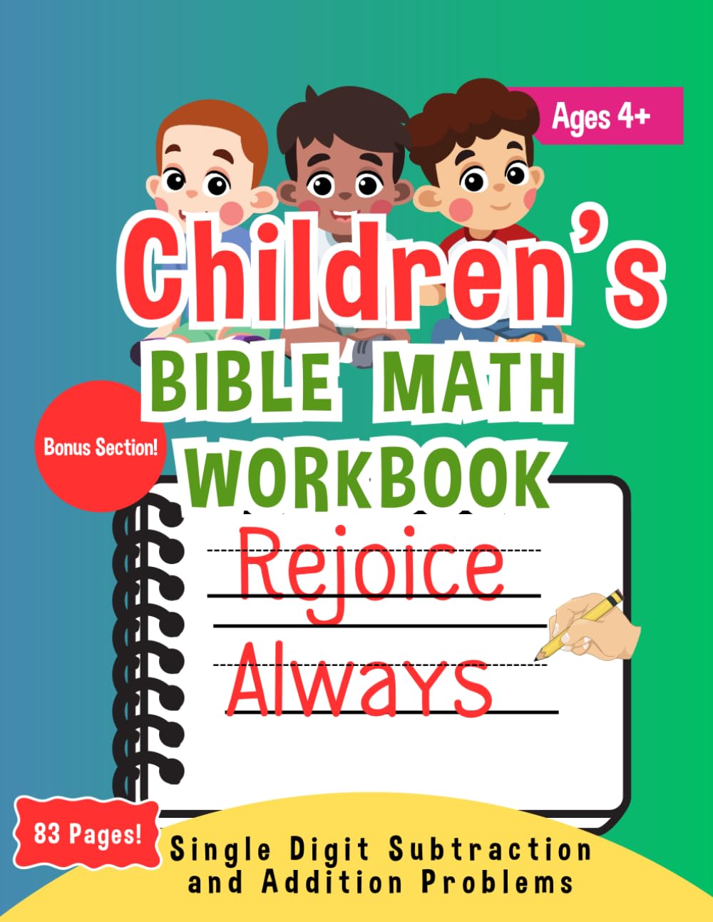 Children's Bible Math Workbook (Holy Bookworms Bible Books for Kids)