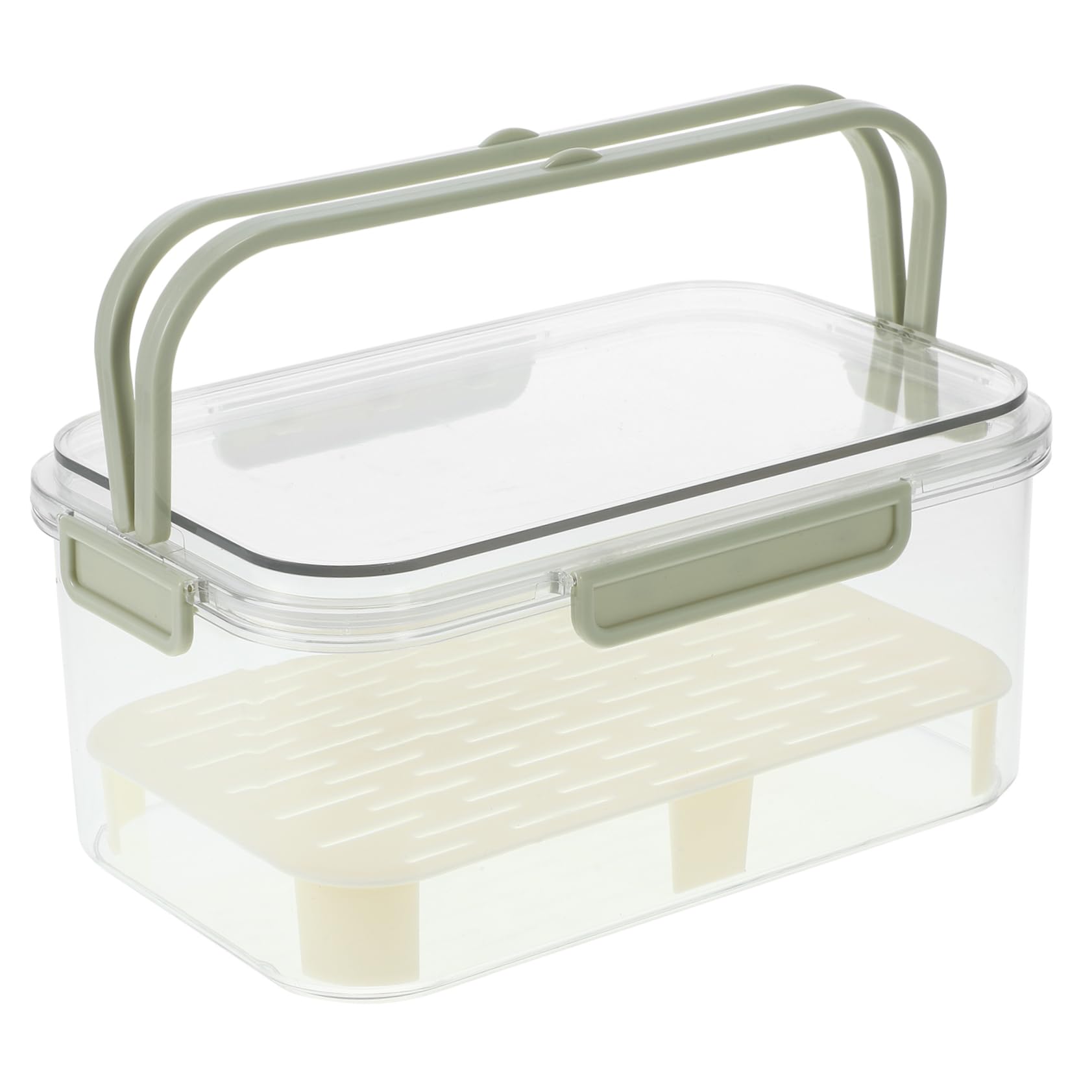 2st Schärfer Kühlschrankboxen Lebensmittelbehälter Gefrierfach Snackbox Kühlschränke Kühlschrank Outdoor Obstkorb Beerenbehälter Für Kühlschrank Kühlschrank-organizer Pp