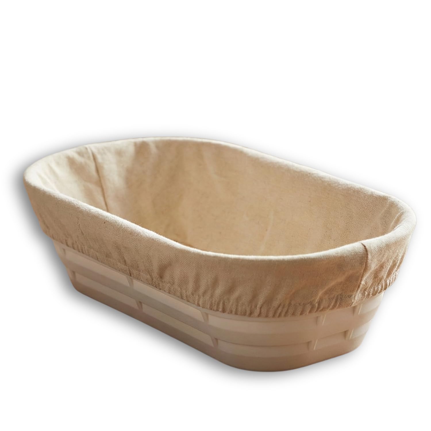 Kit Cesto de Fermentação Banneton de Rattan com Lâmina