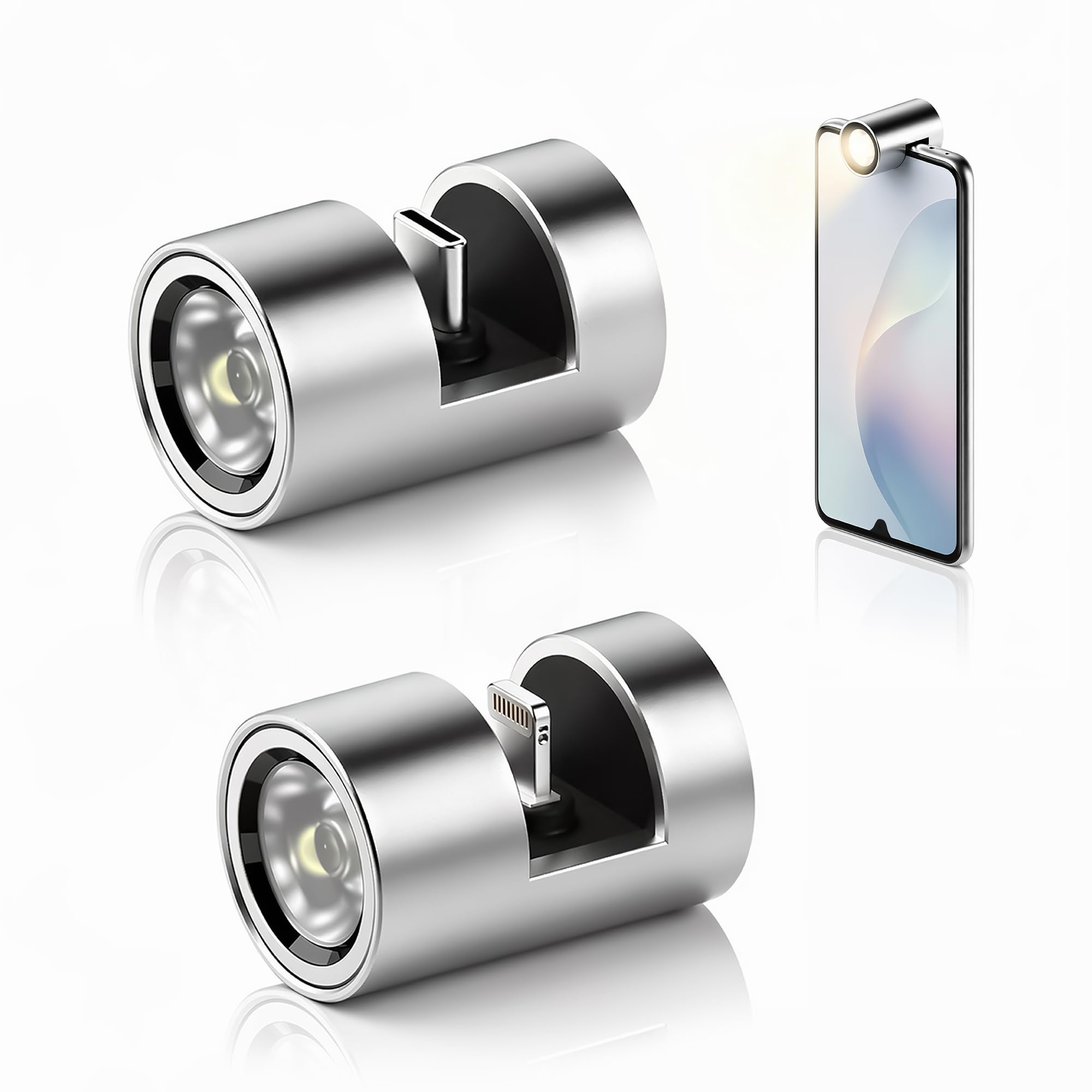 Technaxx Lightning LED Taschenlampe – Superhelle 230 Lumen Handylicht mit Schlüsselring – Kompakt & Stoßfest – Mini Taschenlampe für iPhone (iPhone 14 oder älter), Outdoor, Notfall, Reise, Camping