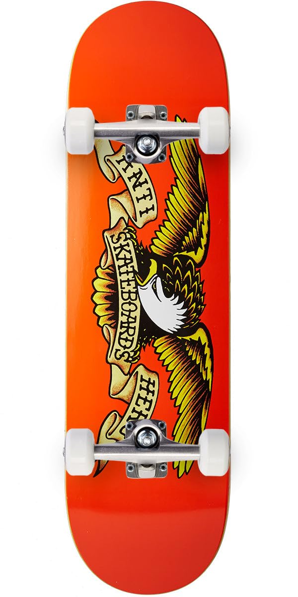 Anti-Hero Classic Eagle Skateboard Complete - Orange - 9 00