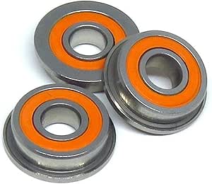 Amazon.com: KENID SF695 2RS 5x13x4mm Stainless Steel Flange Hybrid ...