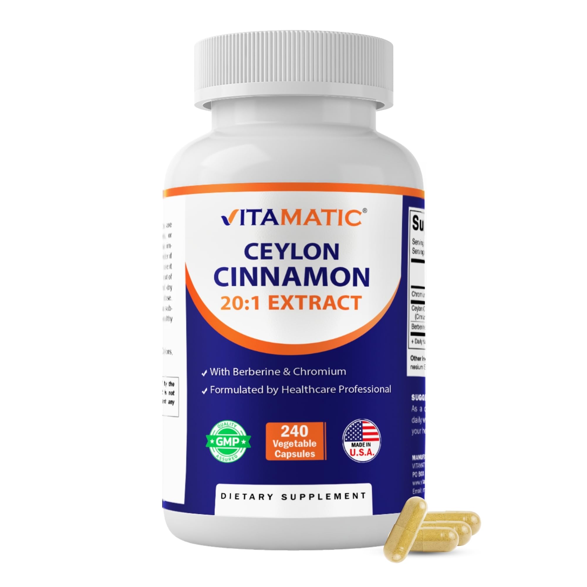 Vitamatic Ceylon Cinnamon and Berberine