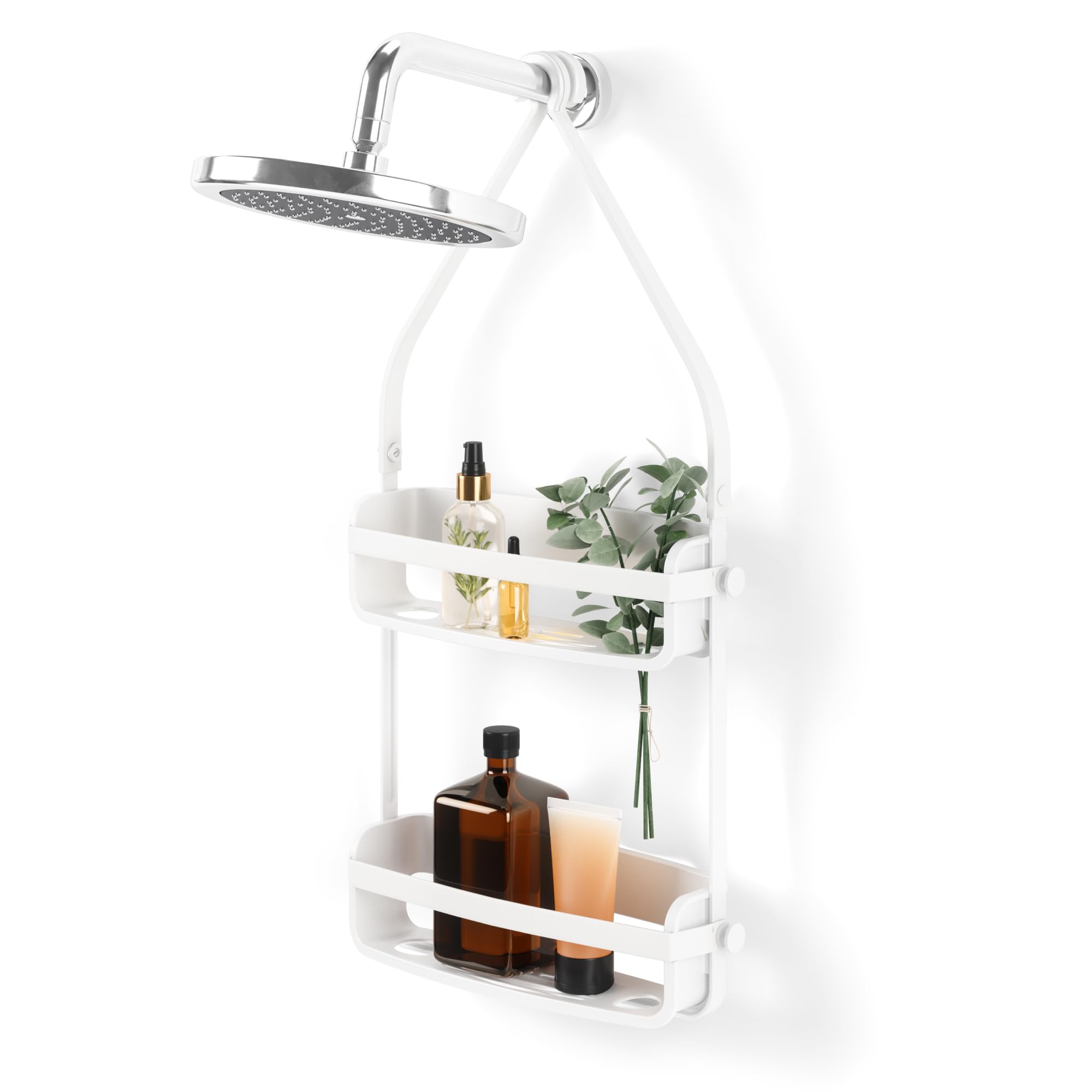 Flex Shower Caddy, White
