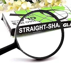 Lupa de Mão com Lente de 75mm, Leitura, Reparos e Detalhes com Clareza Profissional