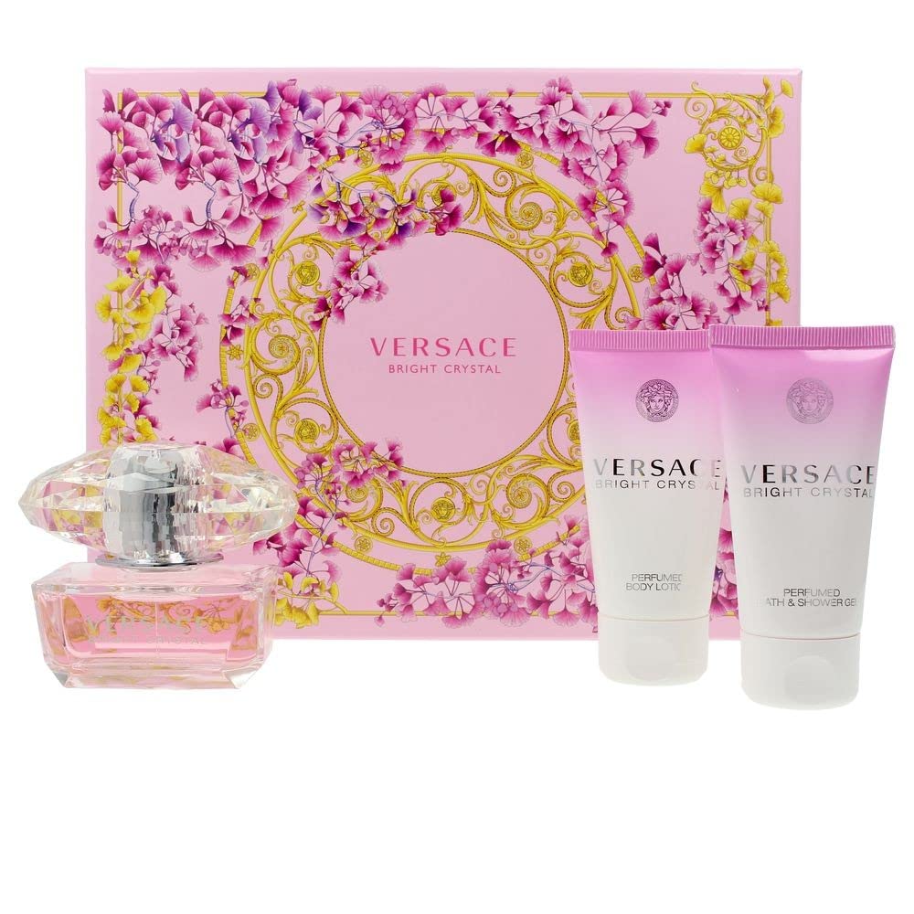 Bright Crystal 3 Piece Gift Set: Eau De Toilette, Shower Gel, Body Lotion 50ml