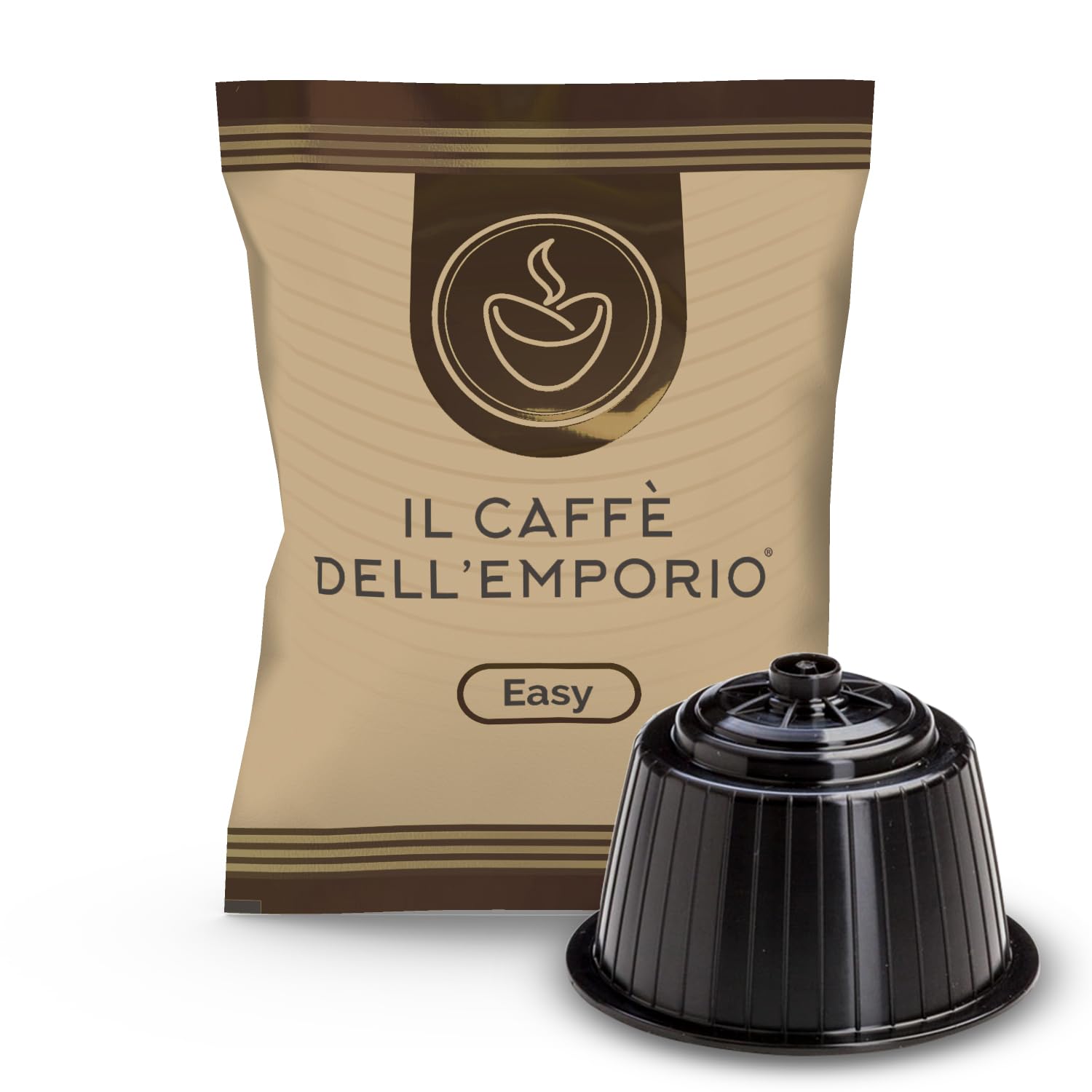 El Café Dell'Emporio Cápsulas Café Compatible Con Nescafe Dolce Gusto Mezcla Easy Azul Clásica (200)