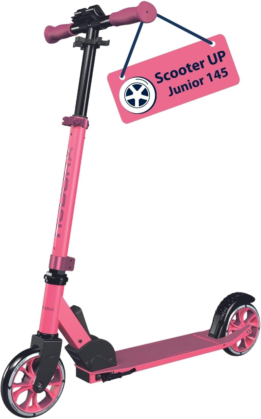 Scooter Up 145 Junior - Hochwertiger & sicherer Kinder Roller ab 3 Jahre - Zusammenklappbarer City Roller mit 145 mm Rollen - Höhenjustierbarer Scooter für Jungen & Mädchen bis 60 kg