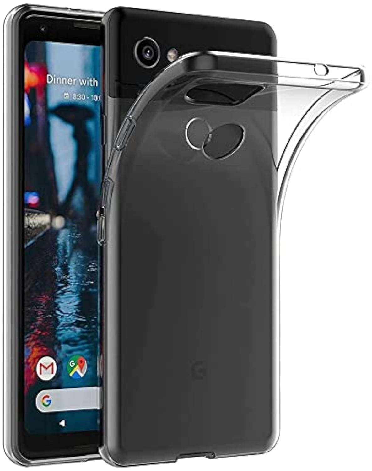MaiJin Custodia per Google Pixel 6 Pro (6,71 Pollici) Morbido TPU Cover Cristallo di rocca Trasparente Anti Scivolo Protezione Posteriore Cover