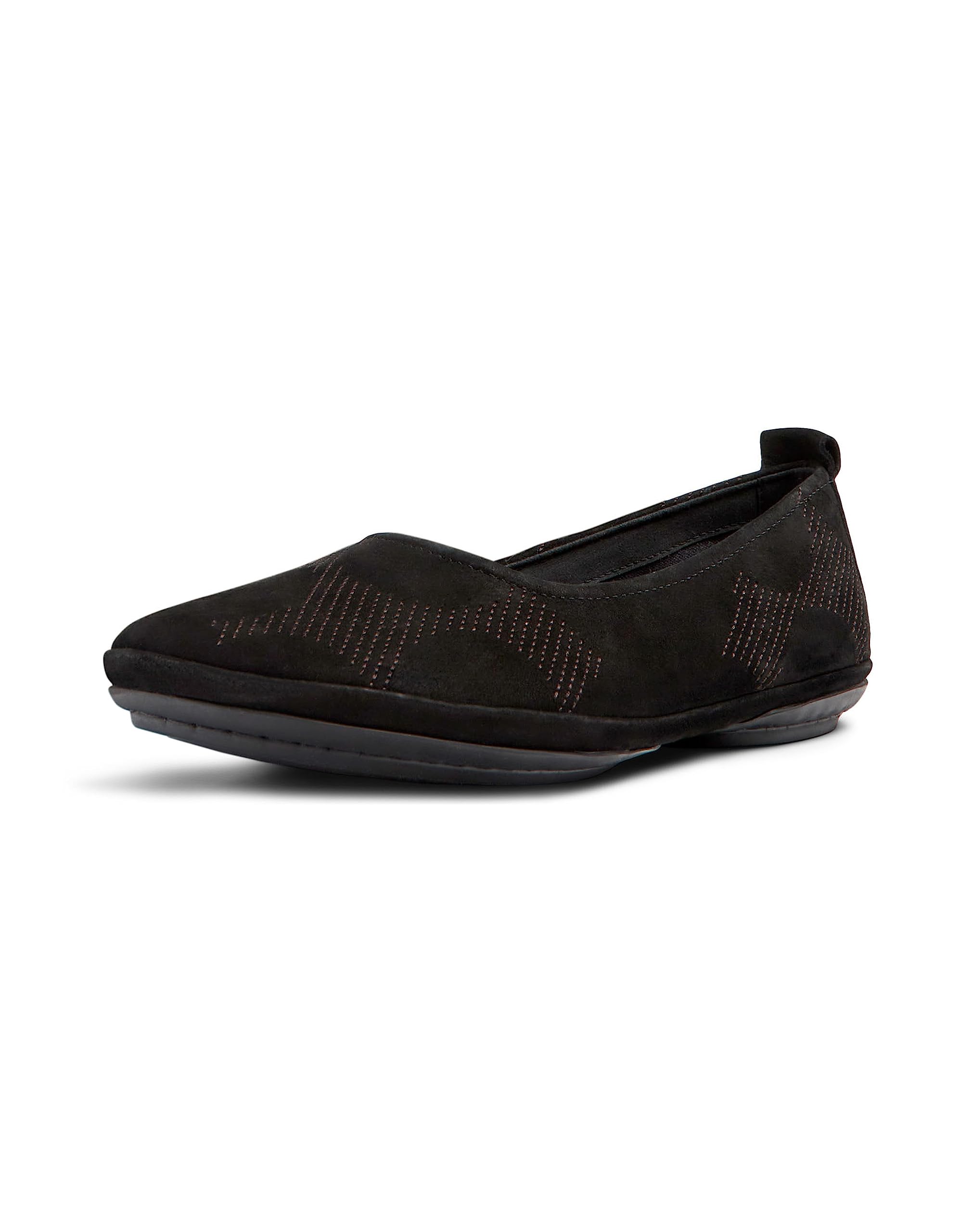 Camper Women's Right Nina Ballet Flat, Schwarz, 2 UK