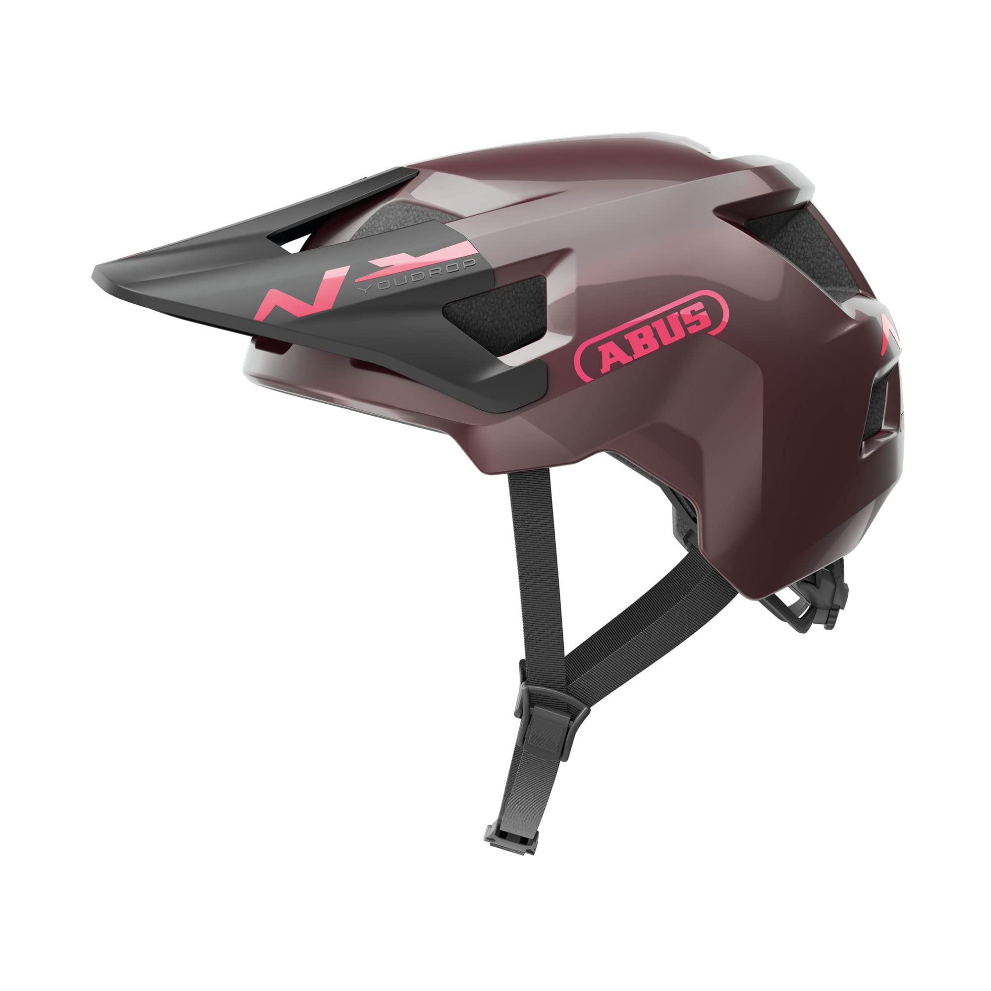 ABUS MTB YouDrop - casco da bici per bambini e ragazzi - per l'uso quotidiano o per escursioni fuoristrada - con spazio per il codino