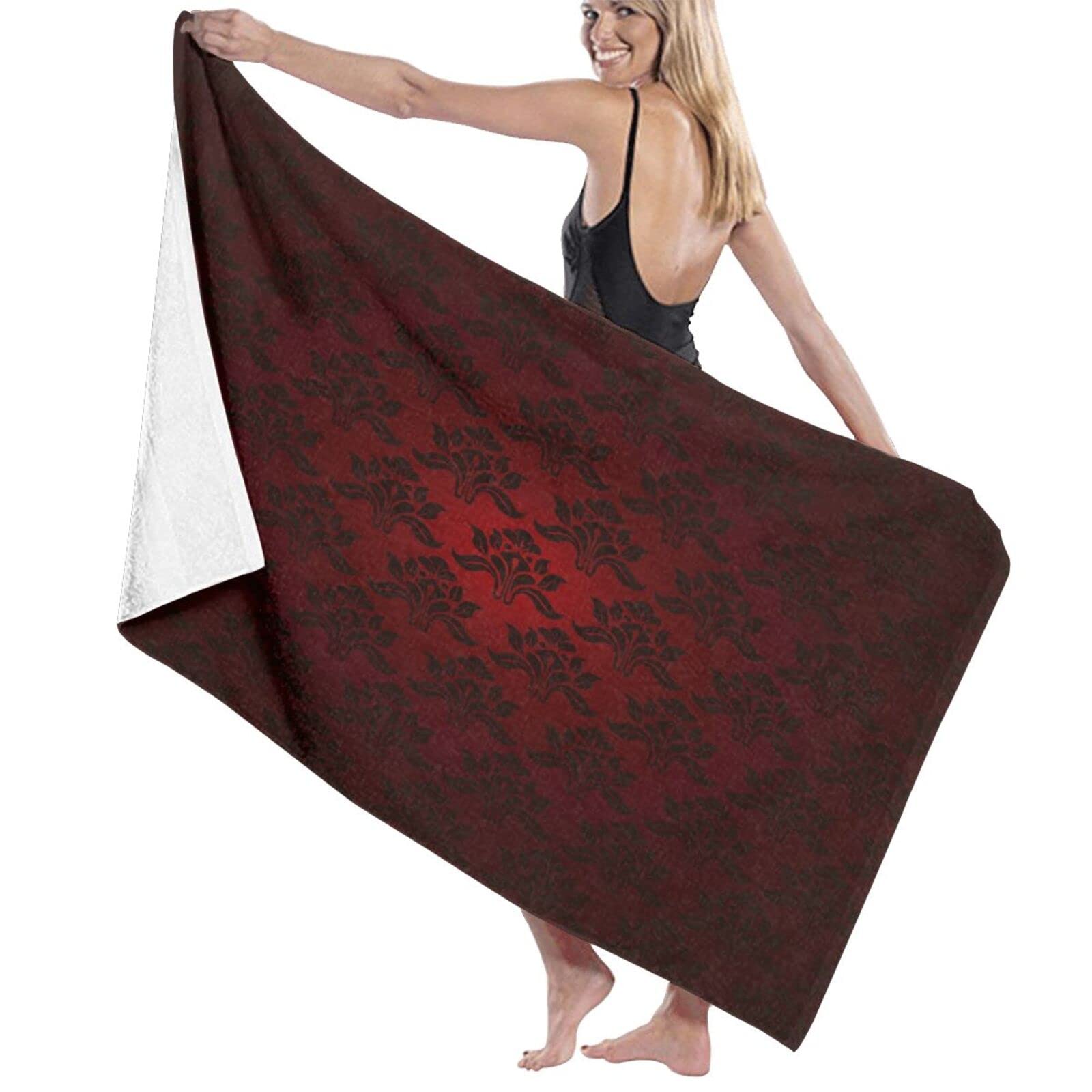 Serviette de plage légère 80x130cm, solution compacte pour voyages en famille