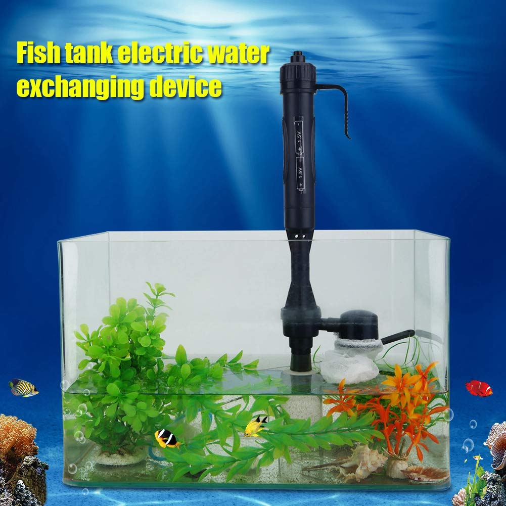 Cocoarm Fish Cleaner, Aquarium Gravel Cleaner Change Water with Water Adjustment Use for Fish Cleaning, Wash Sand