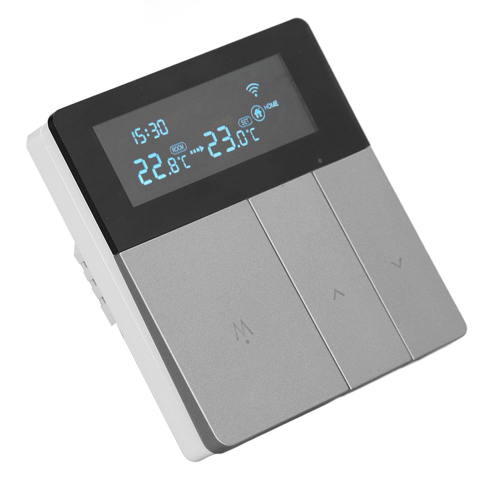Inteligentny termostat kolorowy 16 A, programowalny, inteligentny elektryczny termostat grzewczy do prywatnych domów, biur, centrów handlowych i hoteli, prąd zmienny 90-240 V (WiFi, sterowanie głosowe
