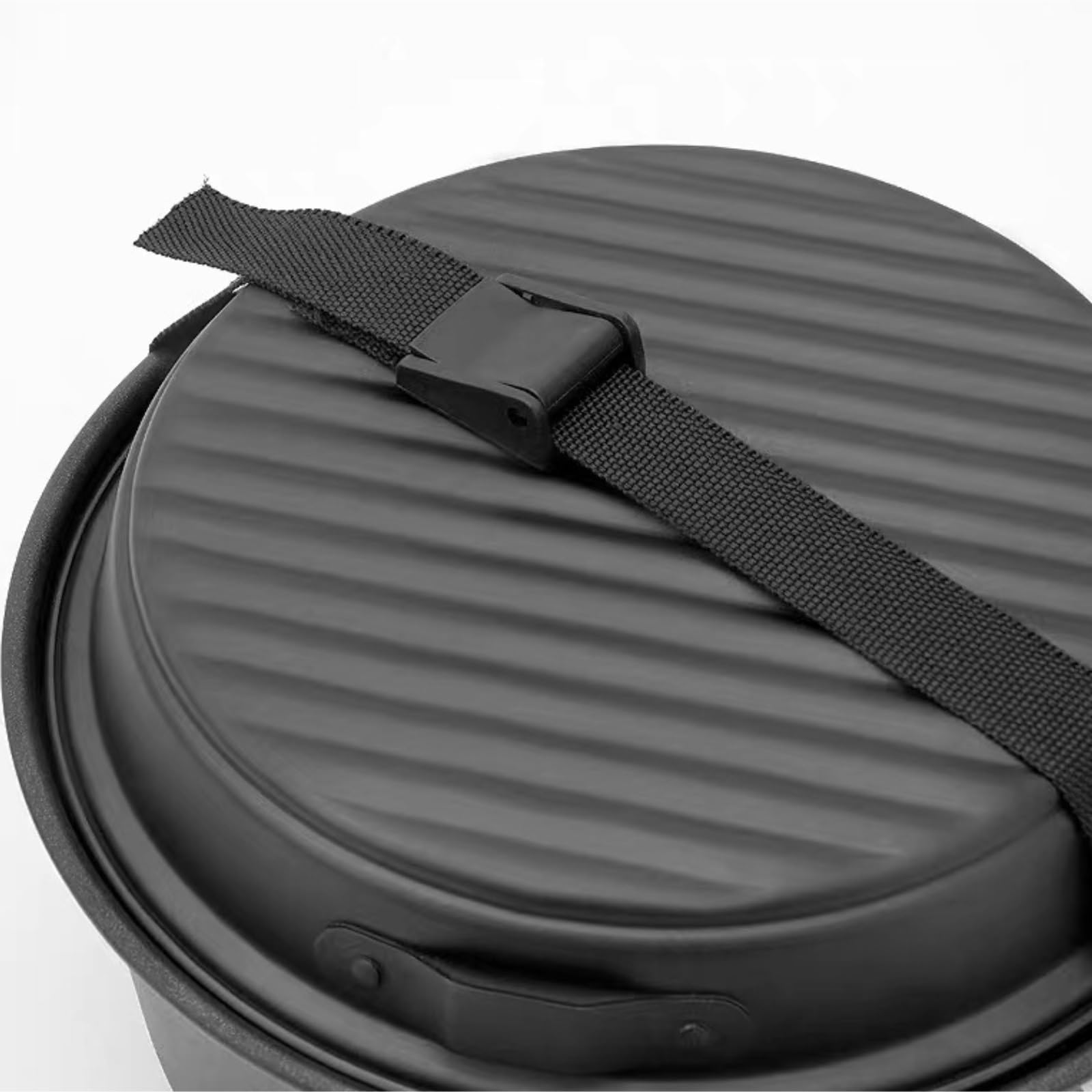 Popote Bivouac Poêle À Frire De Camping Portable avec Revêtement Antiadhésif, Ensemble De Vaisselle De Pique-Nique en Plein Air Cuisine de Camping